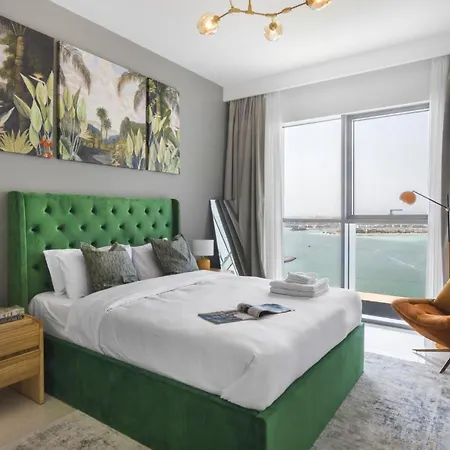 Sea View 2-Bedroom - Beach Isle Dubai Exterior photo
