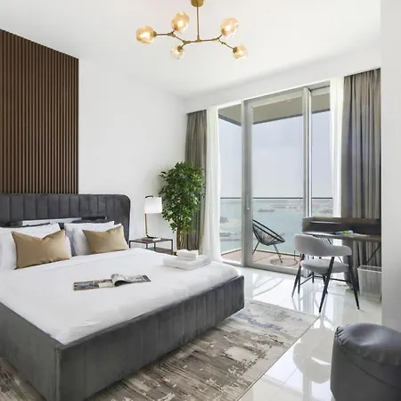 Sea View 2-Bedroom - Beach Isle Dubai Exterior photo